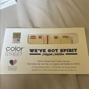 Color Street Nail Strips - We've Got Spirit Collection University of Nebraska
